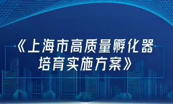 上海市人民政府辦公廳關于印發(fā)《上海市高質(zhì)量孵化器培育實施方案》的通知